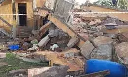 1 dies, 2 rescued as storey building collapsed
