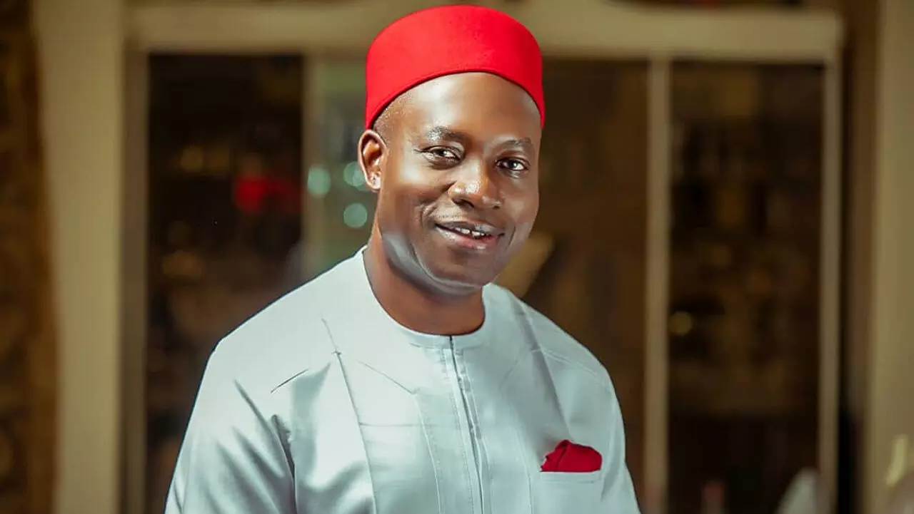 Anambra Election: Supporters, well-wishers crowds Soludos house