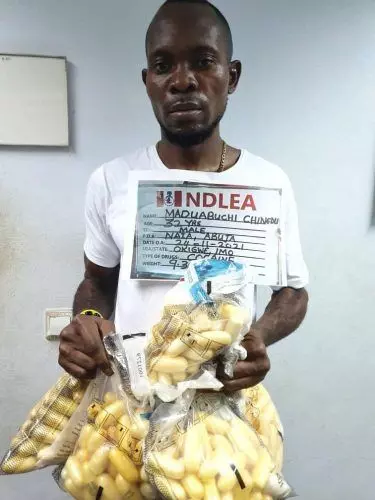 NDLEA intercepts N2.7 b worth cocaine  Abuja  Airport
