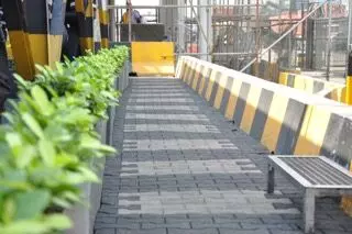 APM Terminals recycles used tyres into pavement blocks