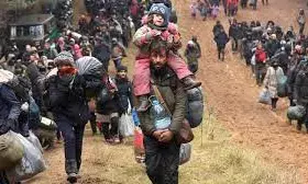 Hundreds of stranded migrants waiting to enter Germany