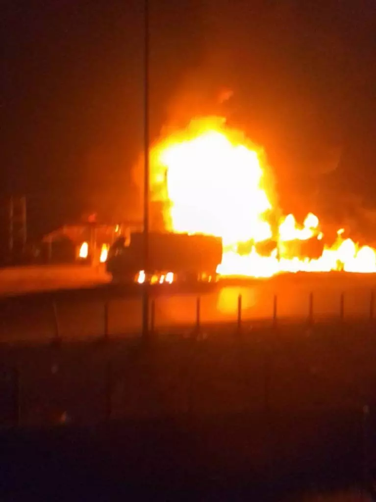 Fire outbreak on Onitsha petrol station