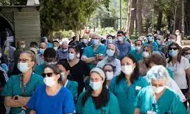 Nurses strike over violence against medical staff in Israel
