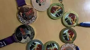 Nigerian Weightlifters return home with nine medals