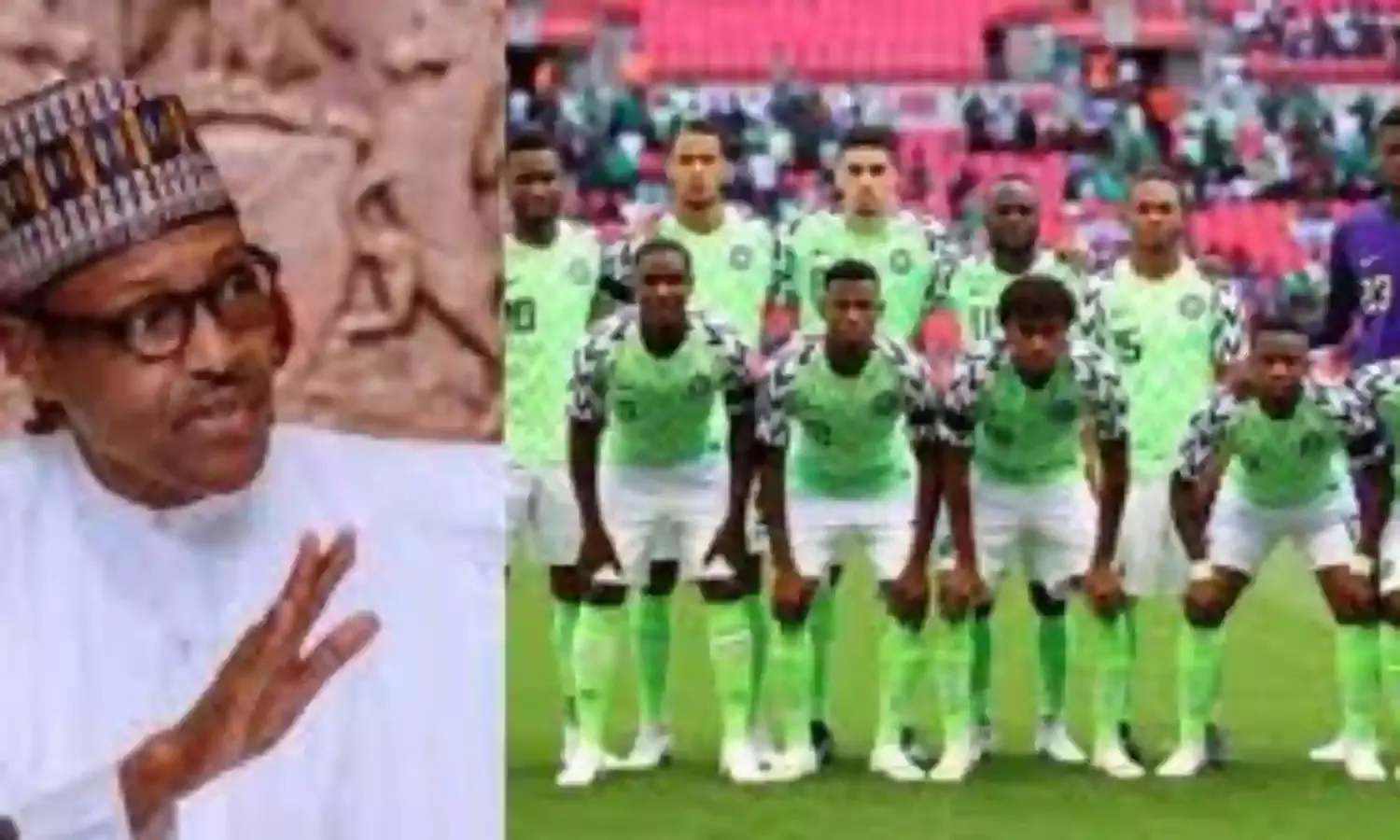 Lift AFCON trophy in Cameroon, Buhari charges Super Eagles