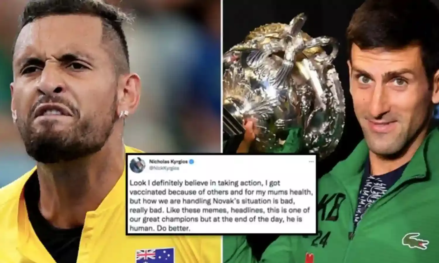 Kyrgios tests positive for COVID-19 before Australian Open