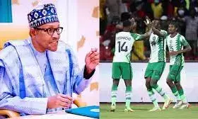 AFCON 2021: Buhari lauds Super Eagles progress