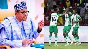 AFCON 2021: Buhari lauds Super Eagles progress
