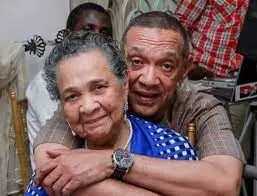 Jonathan console with Sen. Ben Murray-Bruce over mothers death