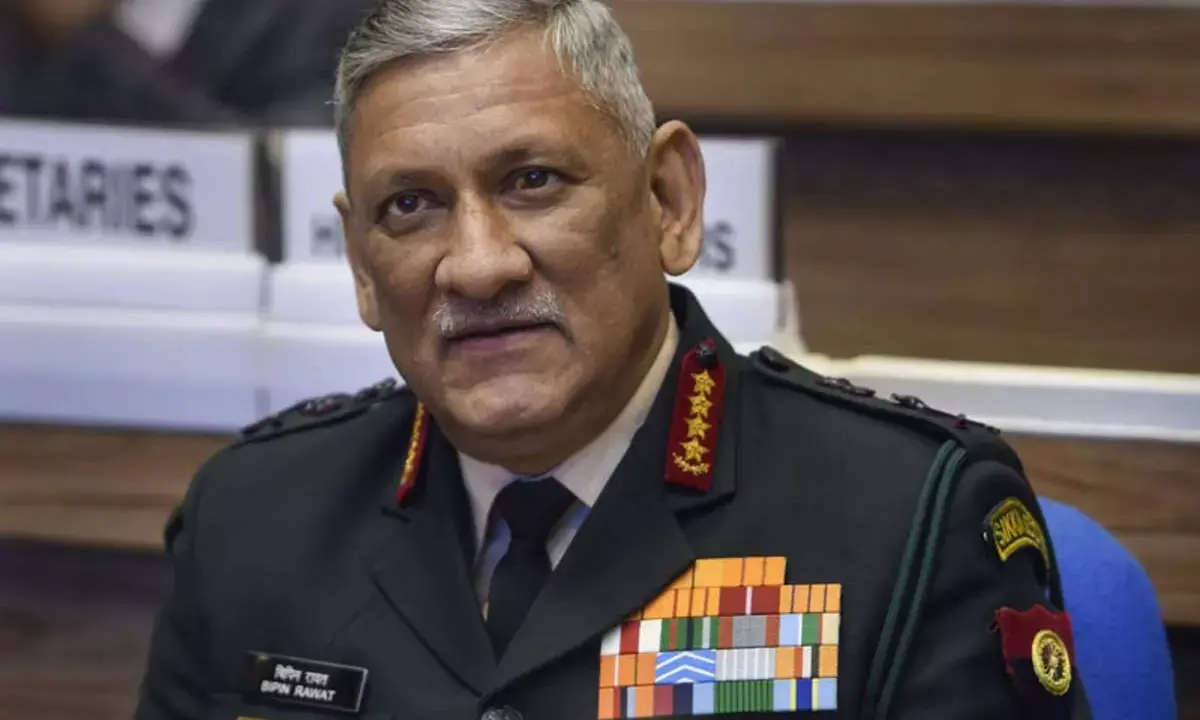 PM Modi hit out at Congress for using name of former CDS in polls