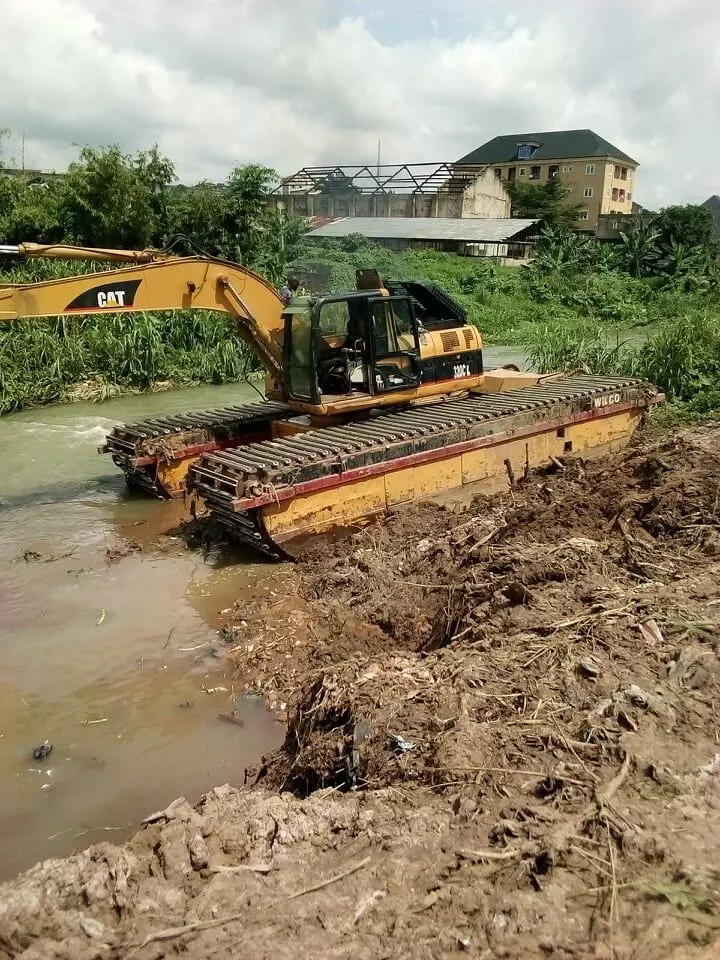 Again Abia Govt. starts dredging of Aba River Again Abia Govt. starts dredging of Aba River