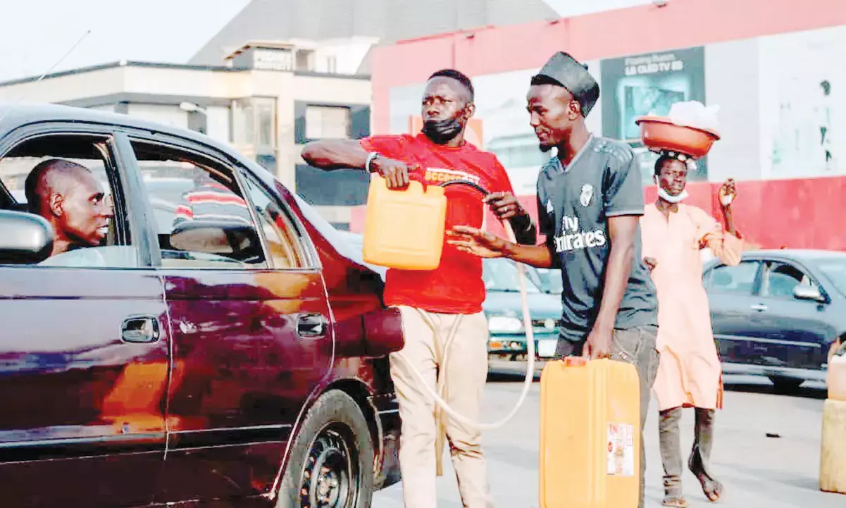 Petrol black marketers make brisk business as Lagos motorists lament