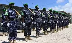 Mission receives 160 Ugandan police to enhance security in Somalia