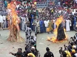 Elim Ede Festival: Masquerader performing fire show burnt to death Elim Ede Festival: Masquerader performing fire show burnt to death