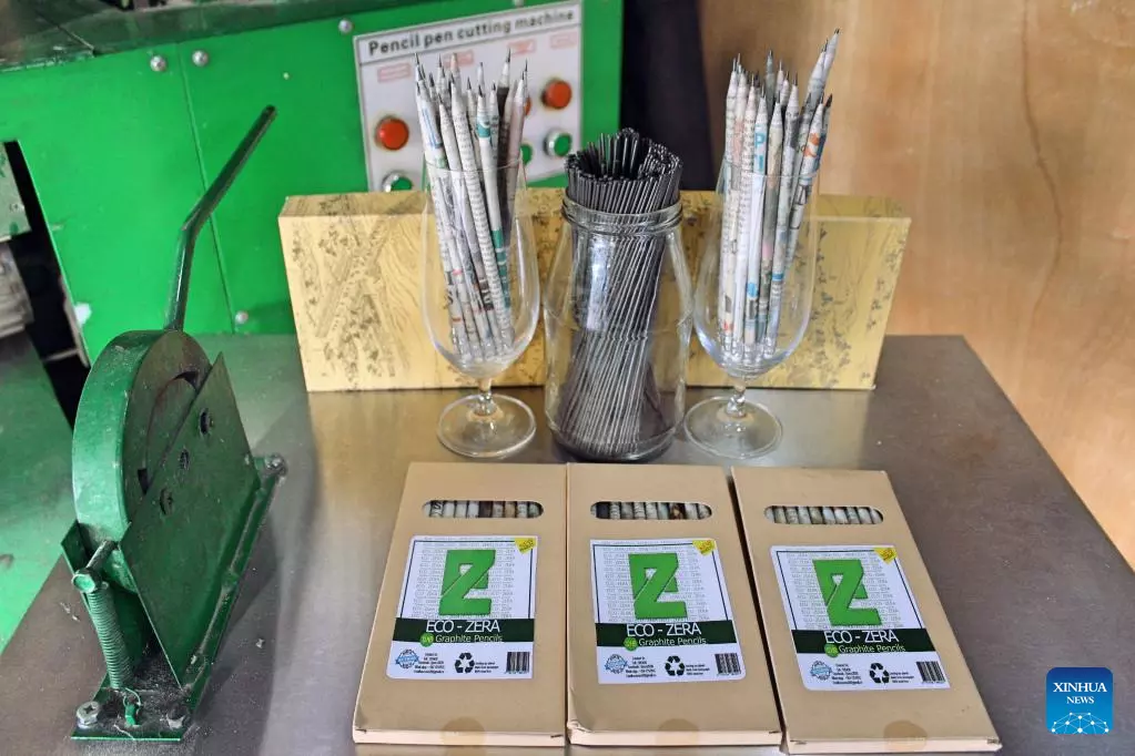 How Botswana youth turns newspapers into pencils How Botswana youth turns newspapers into pencils