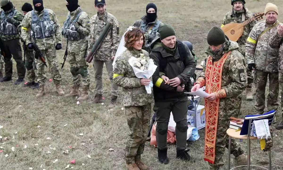Russo-Ukraine War: Over 10,000 couples marry in Ukraine amid war
