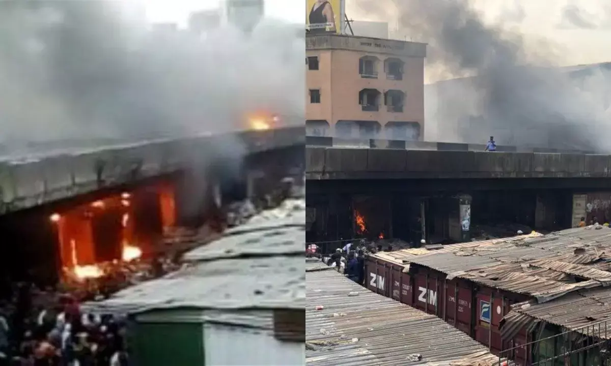 Apogbon Fire Outbreak: LASG closes Eko Bridge, announces alternative routes