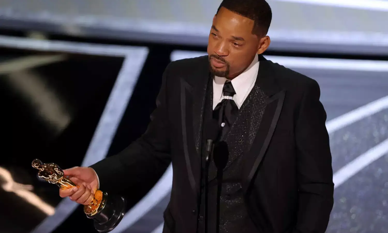 Will Smith wins best actor after hitting comedian Chris Rock
