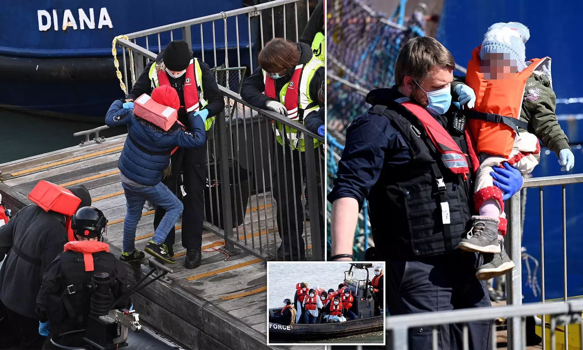 500 migrants intercepted crossing the Channel, says Britain