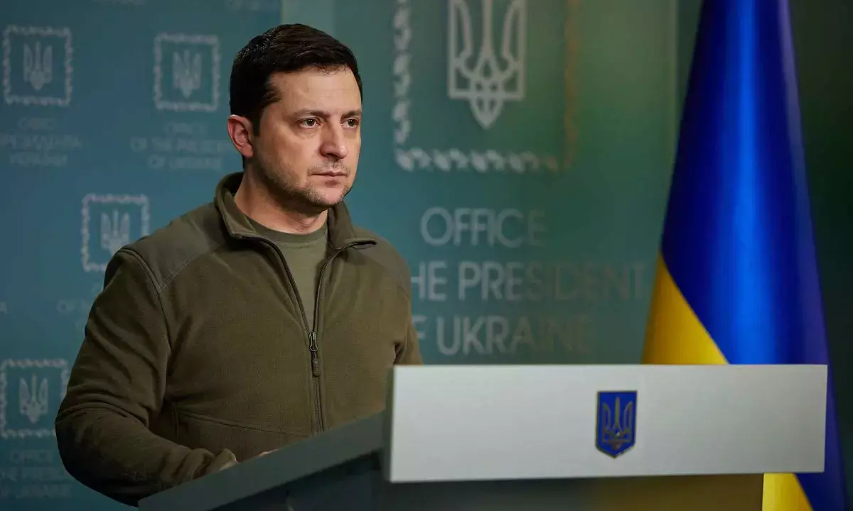 Ukrainian President says situation is tense inspite Ukrainian victories