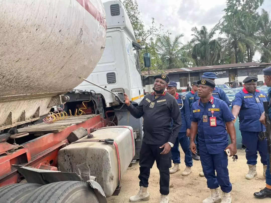 NSCDC seizes two trucks laden with suspected adulterated diesel