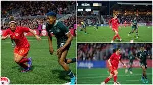 Onumonu, Ajibade shine as Super Falcons hold Canada to 2-2 draw