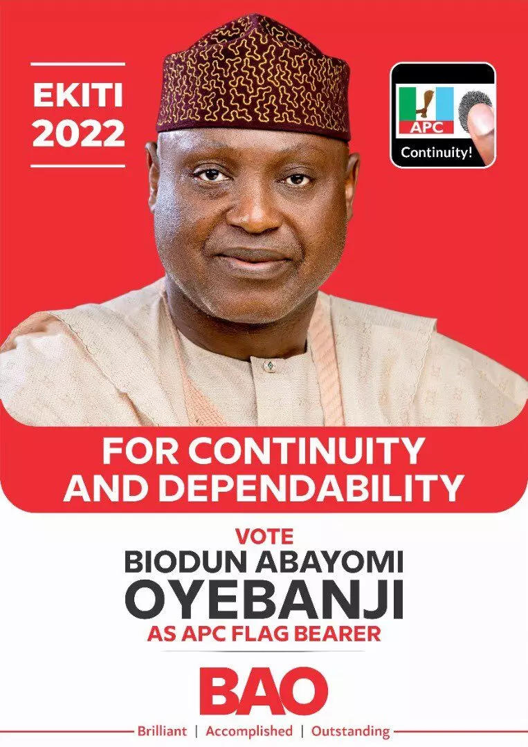 Culture of continuity will start with Oyebanji, says Ekiti APC chieftain