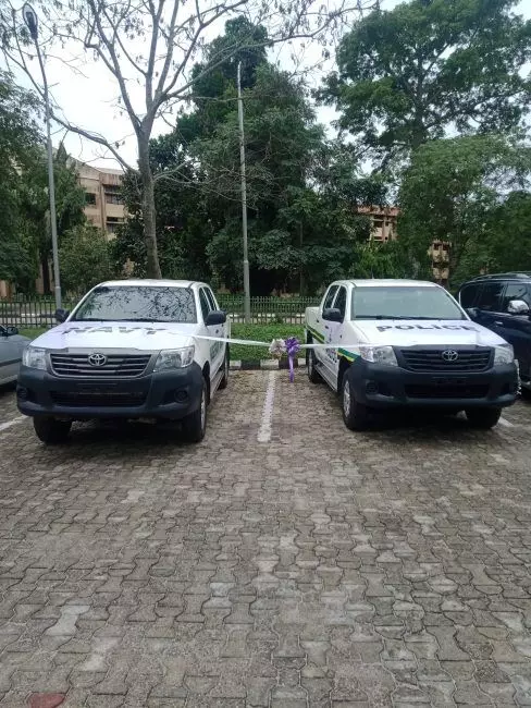 Living Faith Church donates vehicles to Navy, Police Living Faith Church donates vehicles to Navy, Police