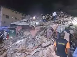 Death toll rises to 10 in Lagos building collapse - NEMA Death toll rises to 10 in Lagos building collapse - NEMA