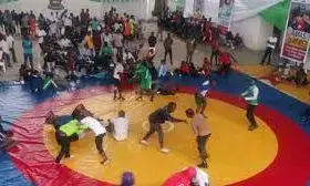Wrestling Classics: Participants thrill Sports Minister