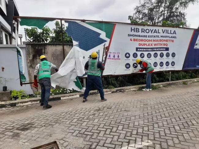 LASRERA clamps down on illegal sinages