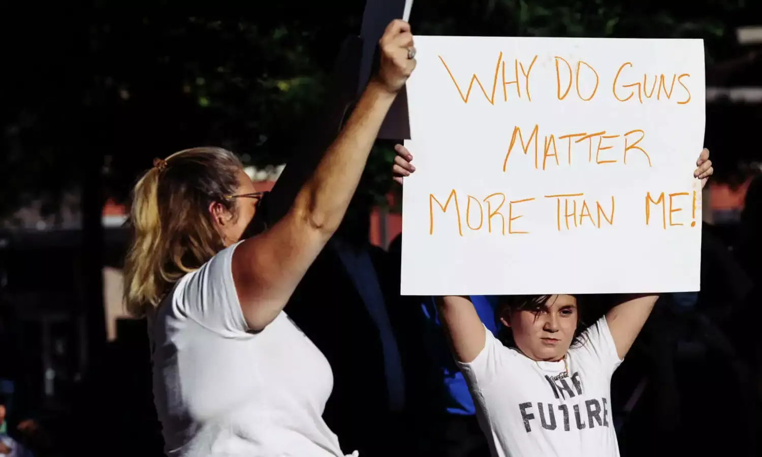 Students across America protest Texas mass school shooting