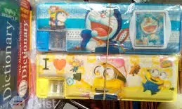 Okada man donates writing materials to school