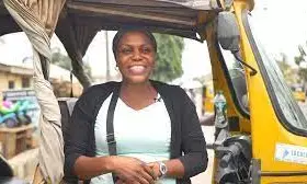 Female motorists says driving commercial tricycle as a woman is hard