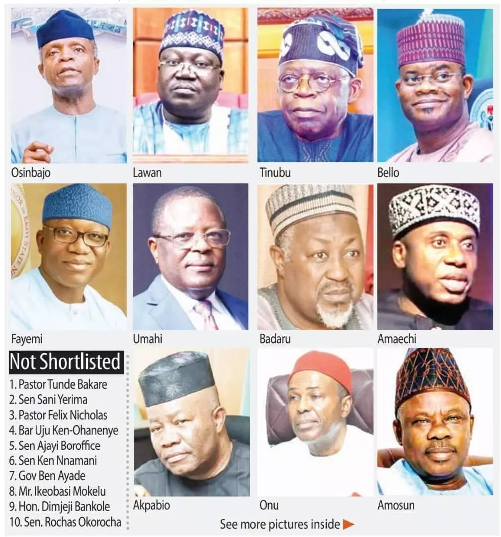 13 aspirants contest at APCs presidential primary election 13 aspirants contest at APCs presidential primary election