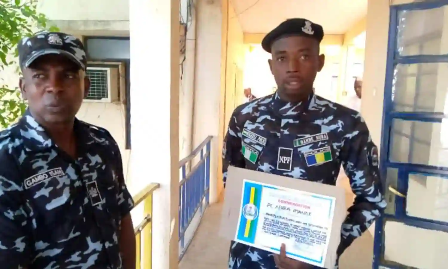 Constable receives honour for returning missing dollars to owner