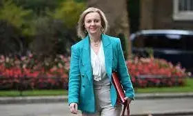 Britains foreign secretary Truss confirms bid to replace PM Johnson