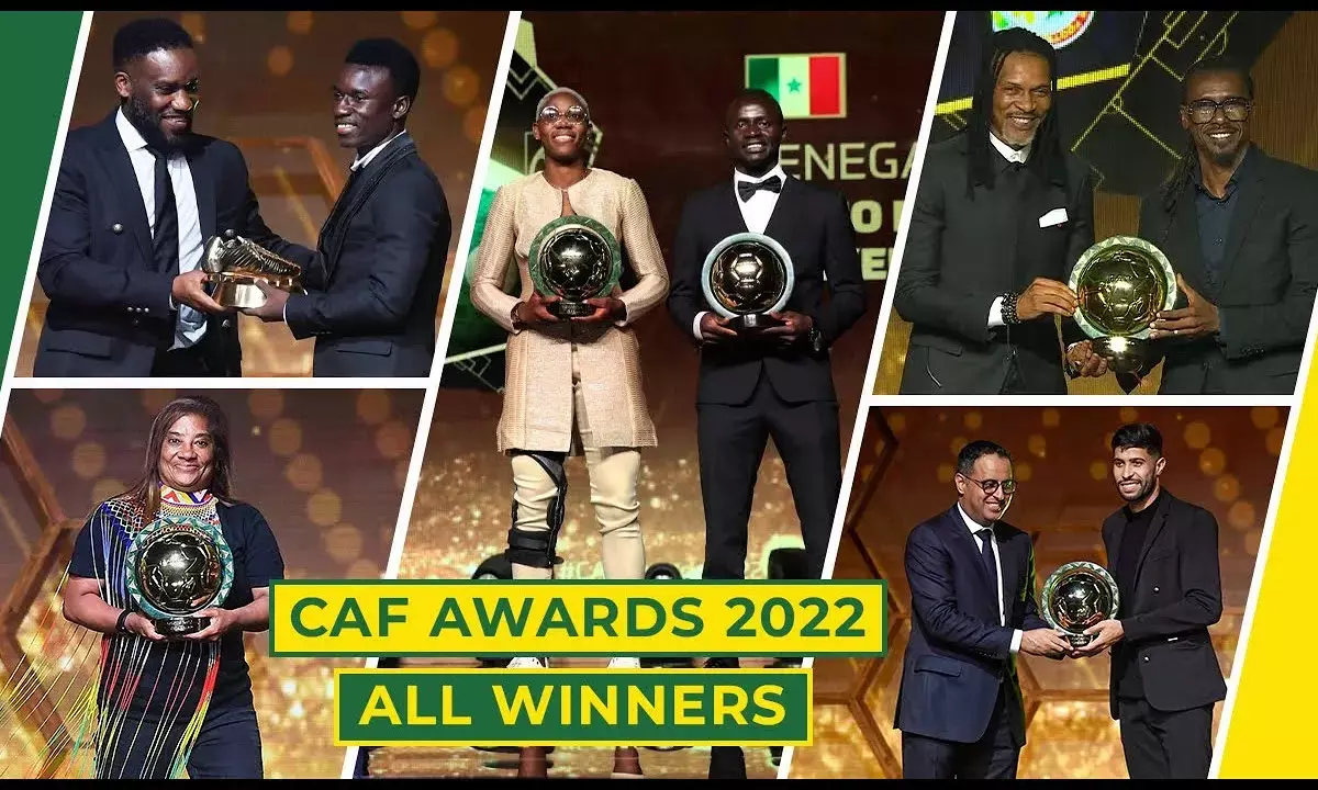 2022 CAF Awards: Nigerian celebrities grace stage in Morocco