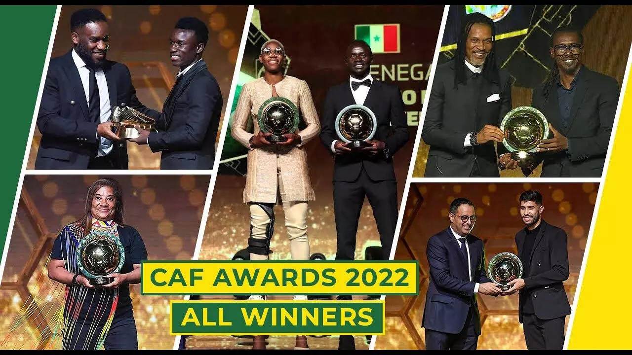 2022 CAF Awards: Nigerian celebrities grace stage in Morocco
