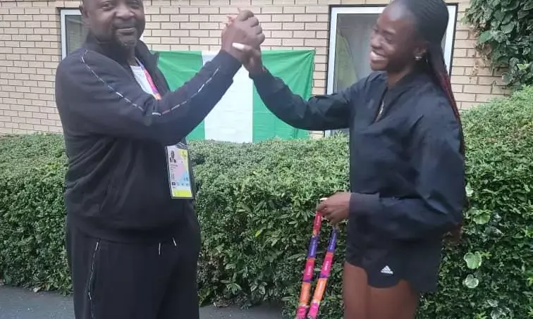 Sports Minister receives Amusan in Birmingham after Oregon Heroics