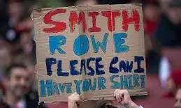 Ajax ban signs asking for player shirts