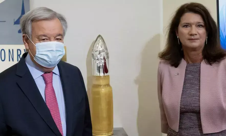 New sculpture at UN honours rights experts killed in DR Congo