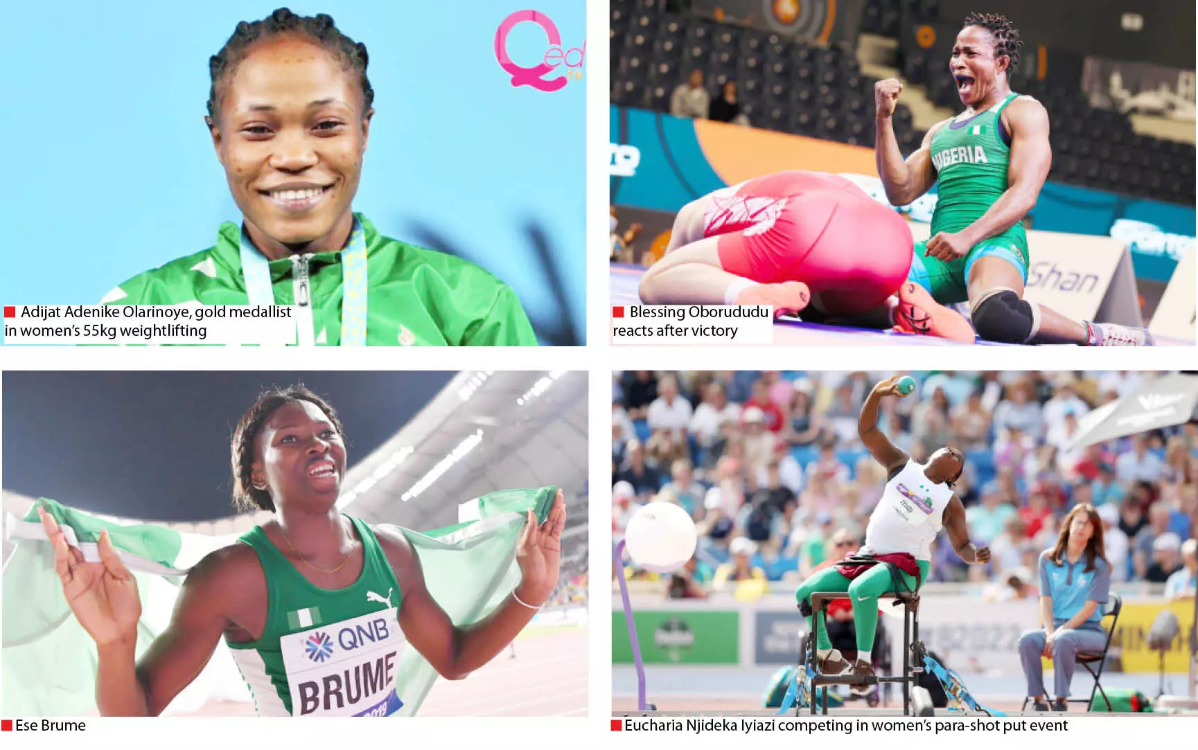 Nigerians attribute exploits in sports to resilience, exposure