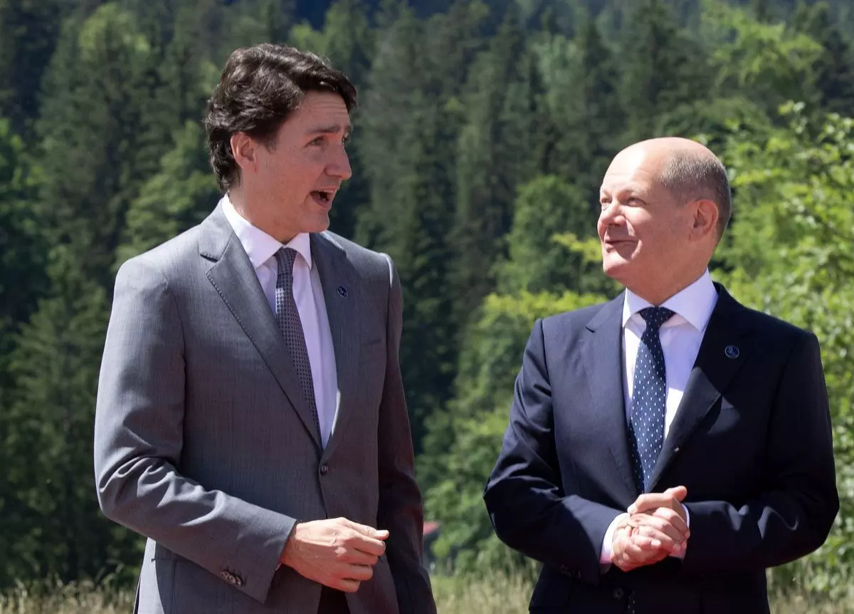 Germans Scholz, Canadian PM to sign hydrogen deal