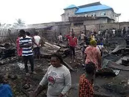 Gov Ayade grieves over Marian market fire outbreak Gov Ayade grieves over Marian market fire outbreak