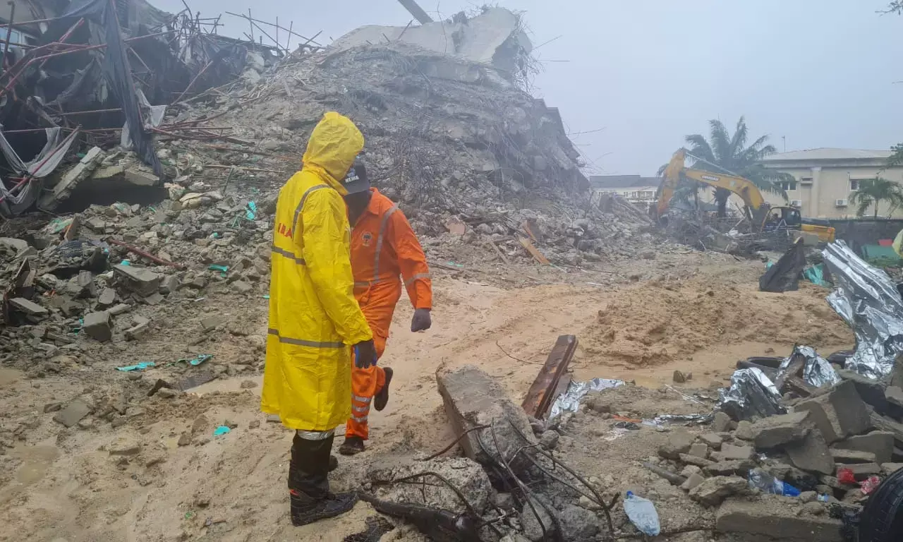 Lekki collapsed building: Rescue team recovers sixth corpse