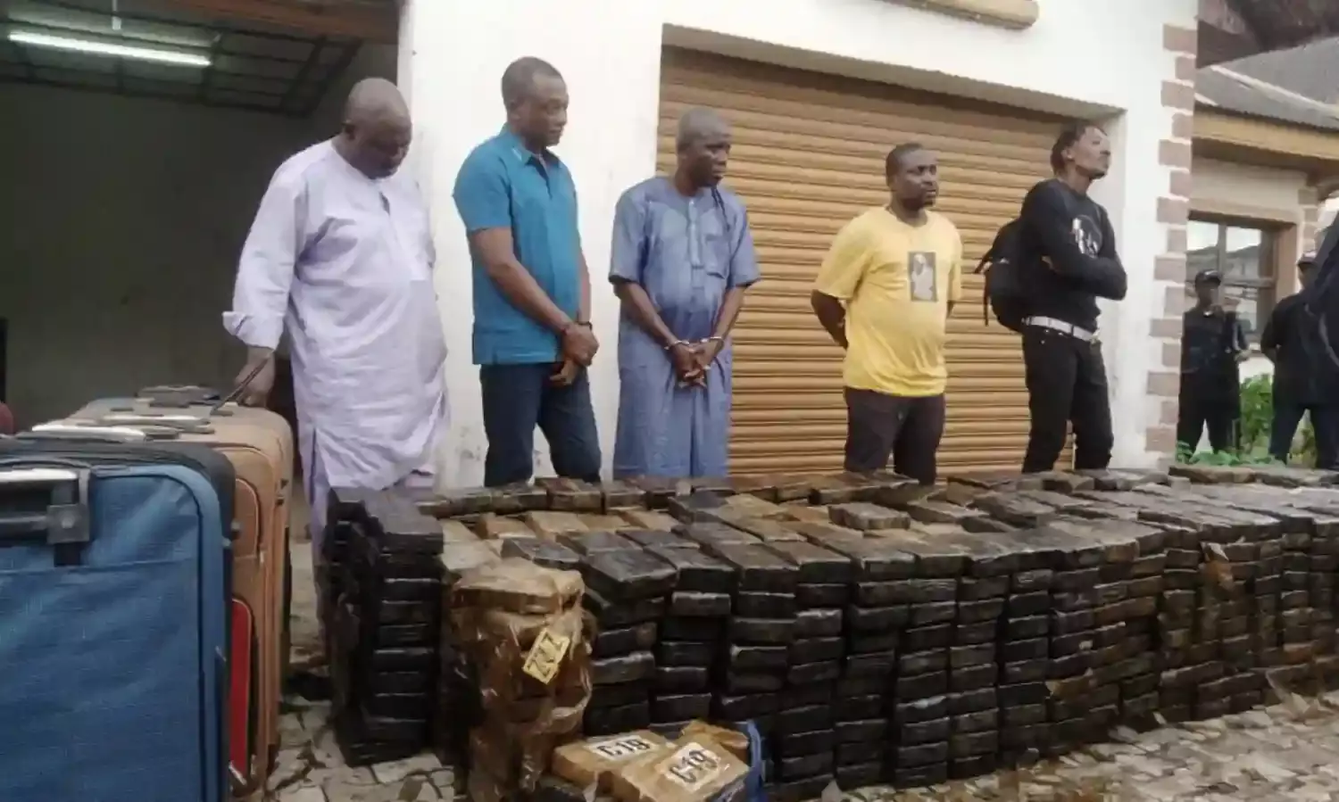 NDLEA busts Cocaine warehouse, arrests 4 Drug Barons in Lagos