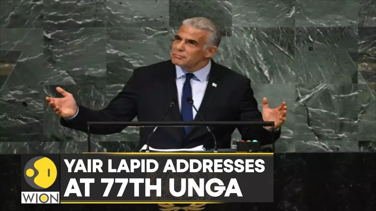 Israeli PM Lapid speaks to UN about autistic daughter