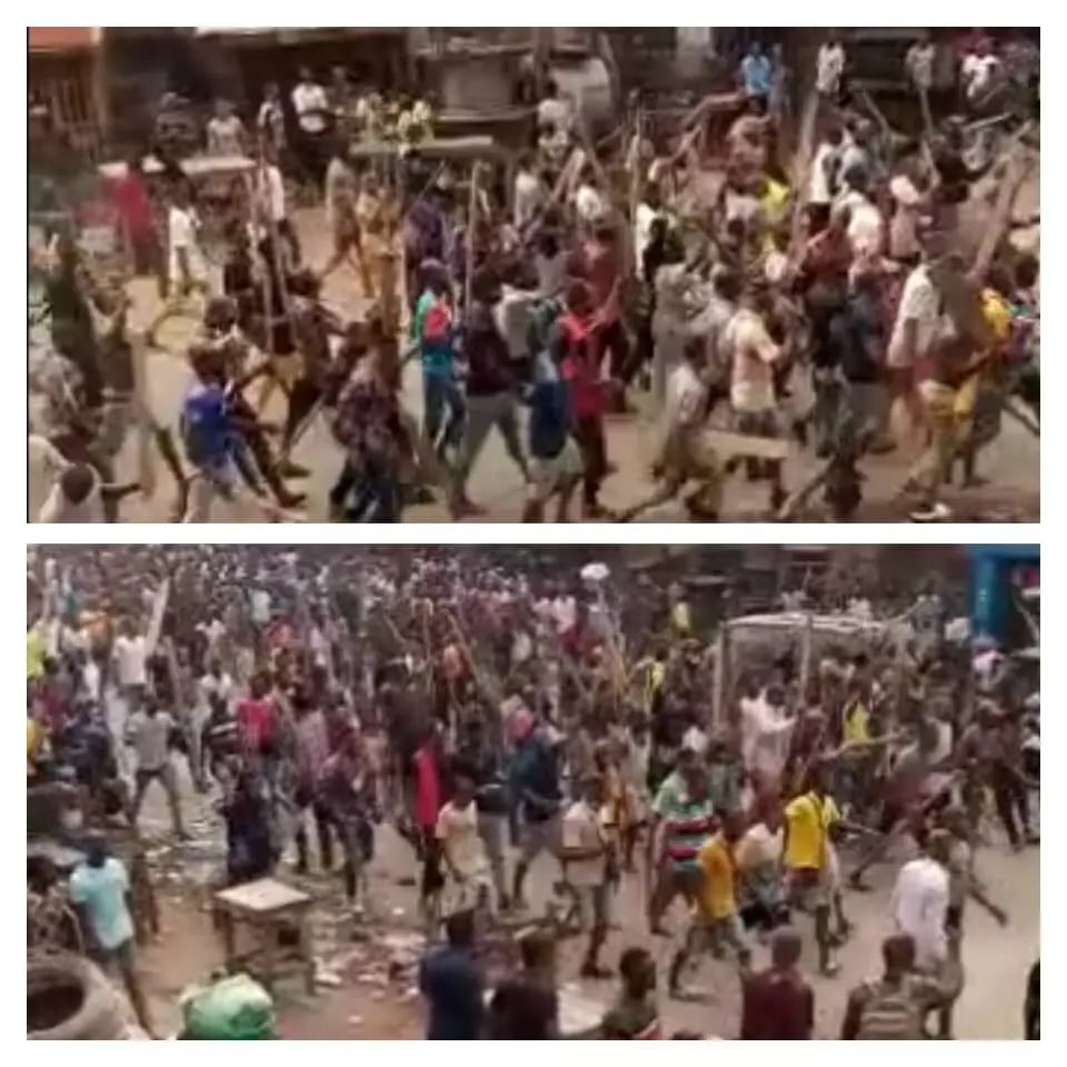 Alaba Market conflict: Police detain 5 people, confirm one dead Alaba Market conflict: Police detain 5 people, confirm one dead