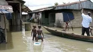 Flood damage ex-President Jonathans country house in Otuoke Flood damage ex-President Jonathans country house in Otuoke